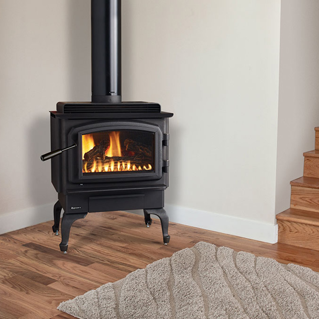 Gas freestanding stove installation in Gahanna, OH