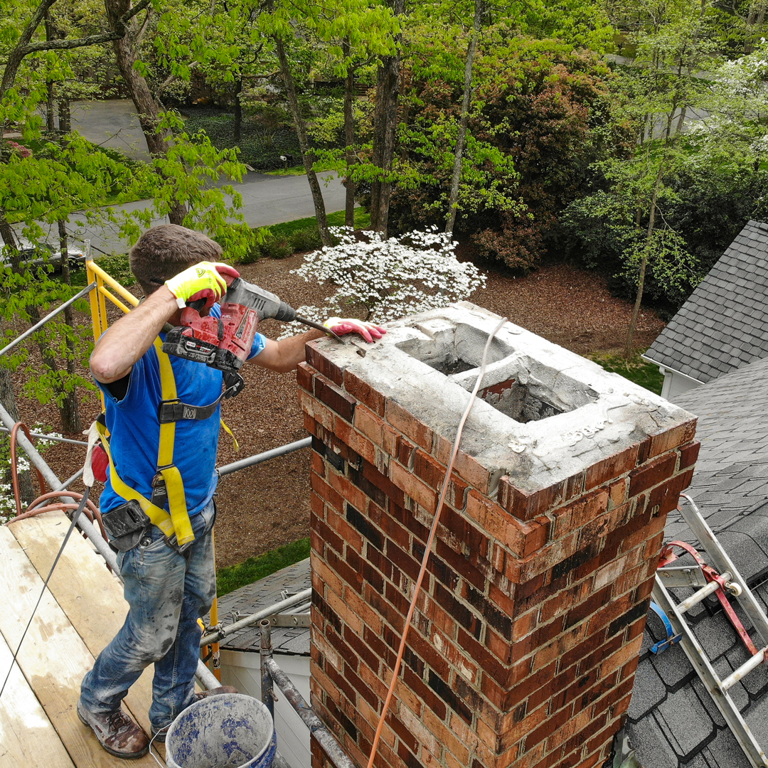 Chimney crown repairs in Pataskala OH