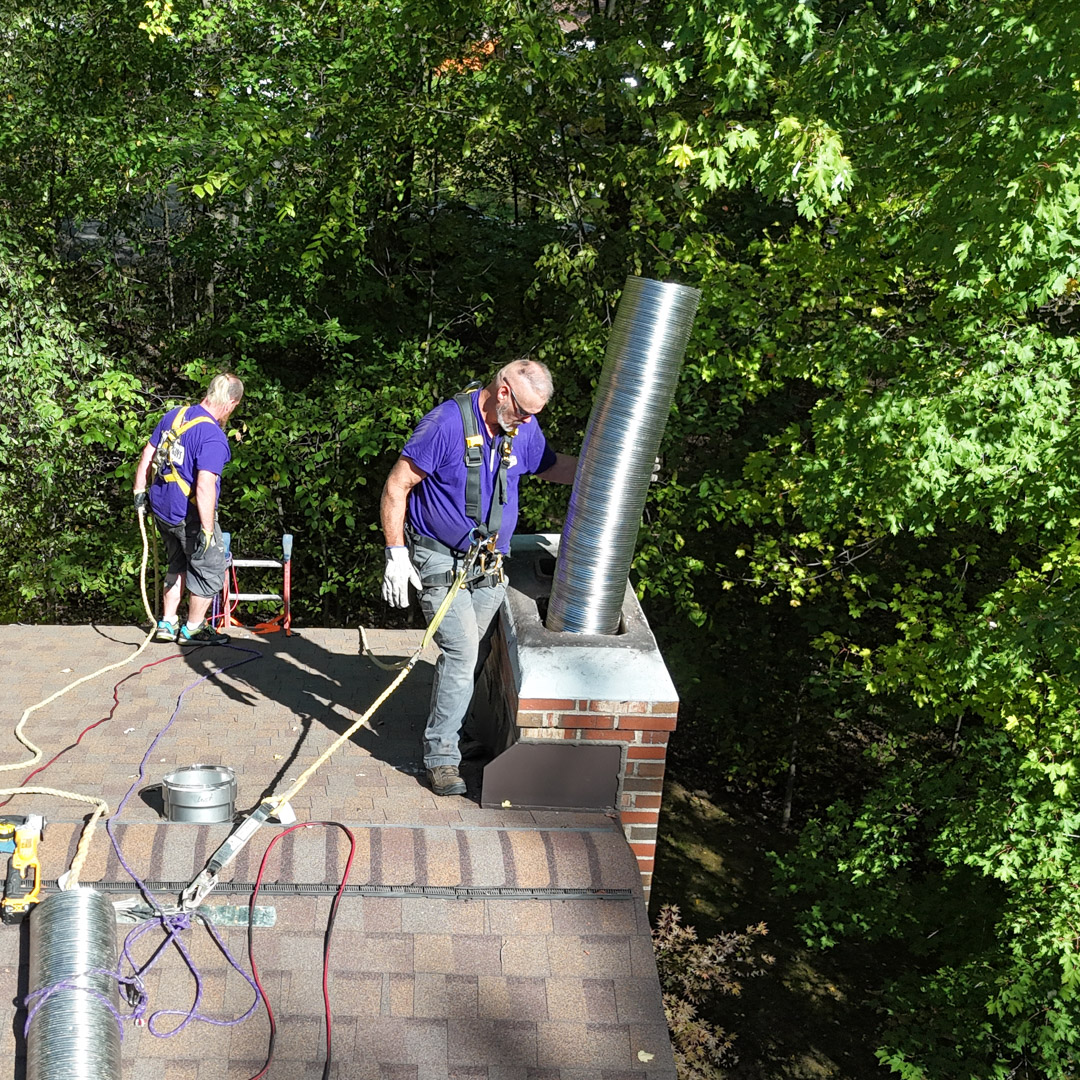 Chimney liner installation in Pickerington OH & Delaware OH