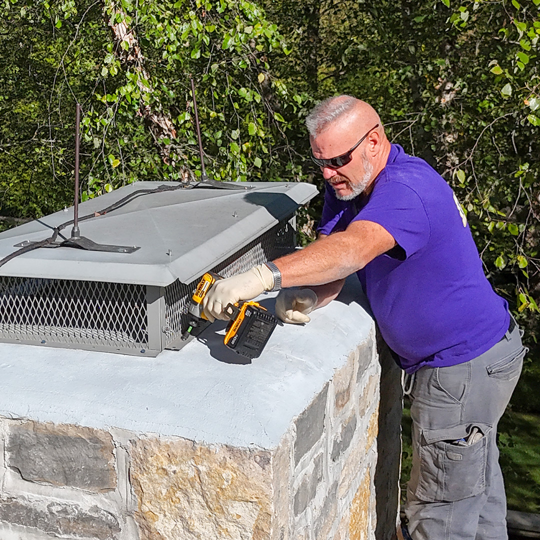 Chimney leak repairs Chimney caps, covers, crowns and and masonry in Heath OH & Columbus OH