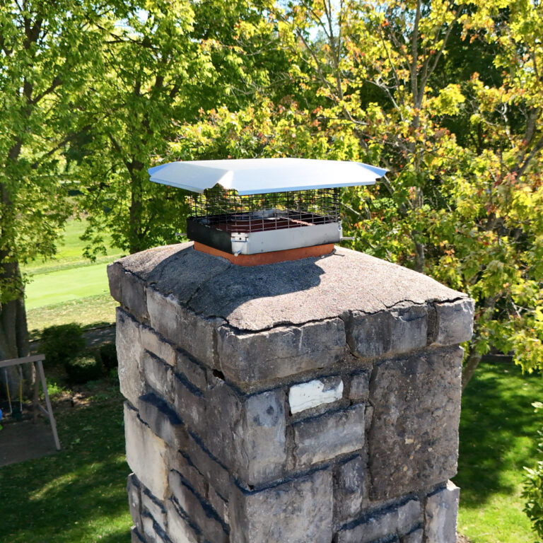 damaged chimney crowns in Columbus OH