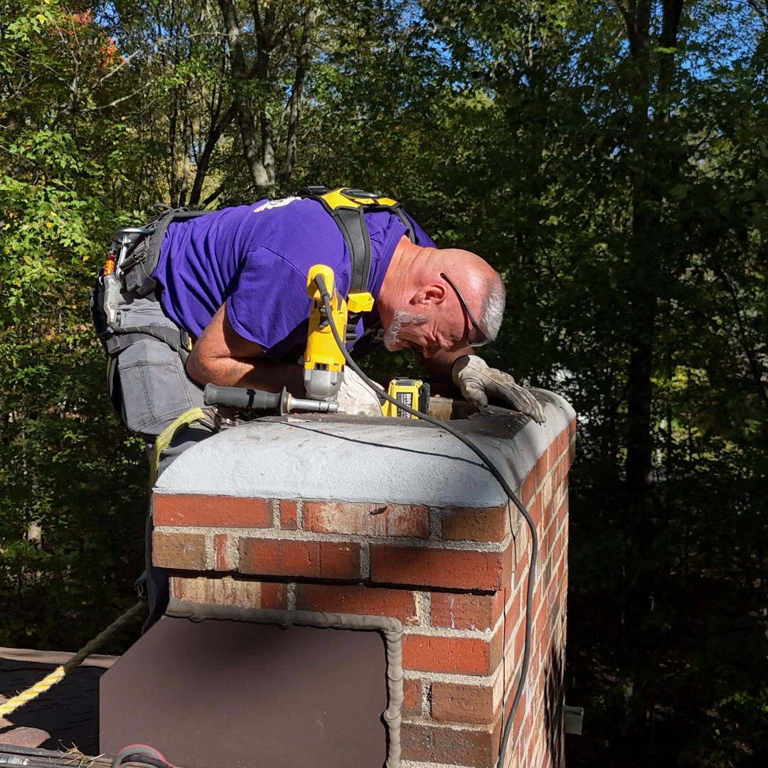 Chimney Damper inspection in Galena, OH
