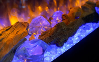 modern fireplace in Columbus, OH