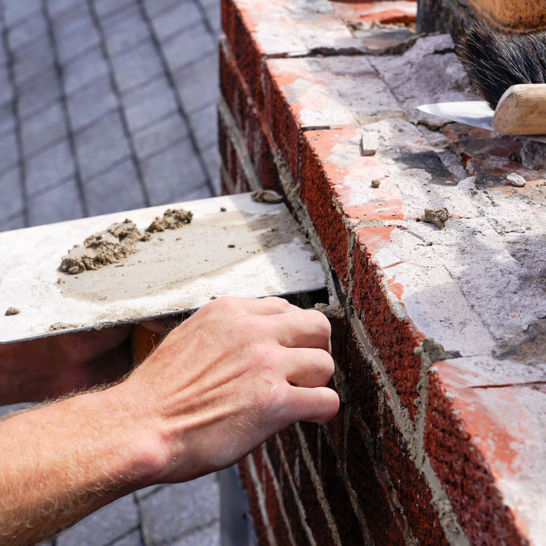 Chimney tuckpointing services in Columbus, OH.